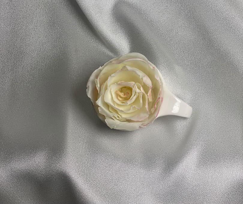 شمع گل دستساز