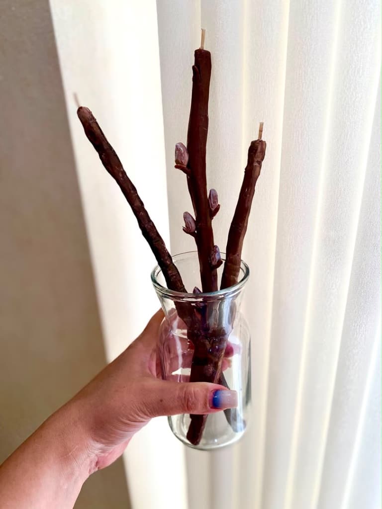 شمع چوب و بیدمشک